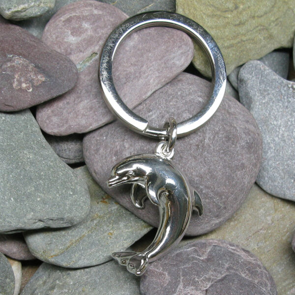 Large Dolphin Keyring