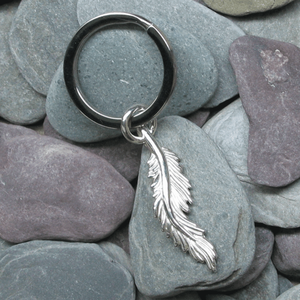 Feather Keyring